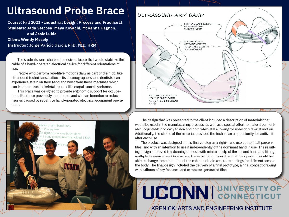 Ultrasound Probe Brace Poster